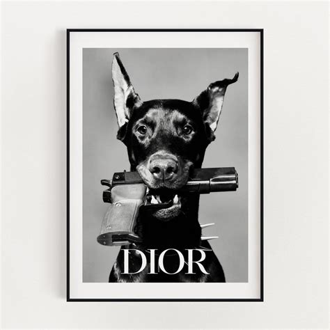 dior bild mit rahmen